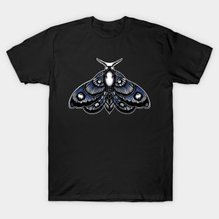 Blue Emperor Moth T-Shirt